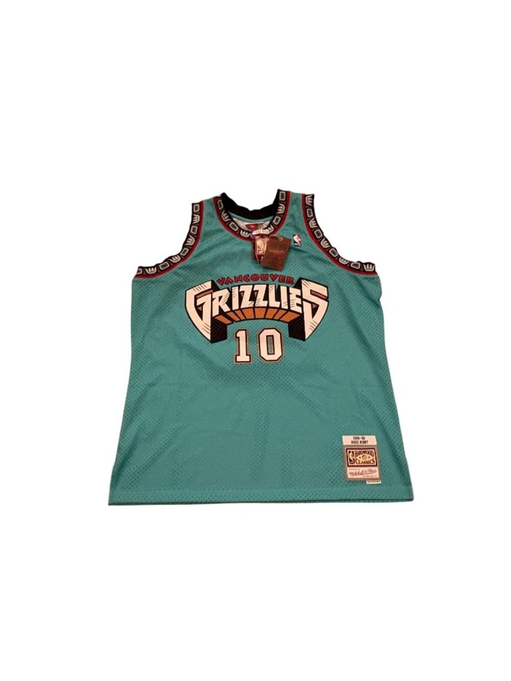 Mitchell & Ness 1998-99 Vancouver Grizzlies Mike Bibby #10 Swingman NBA Jersey